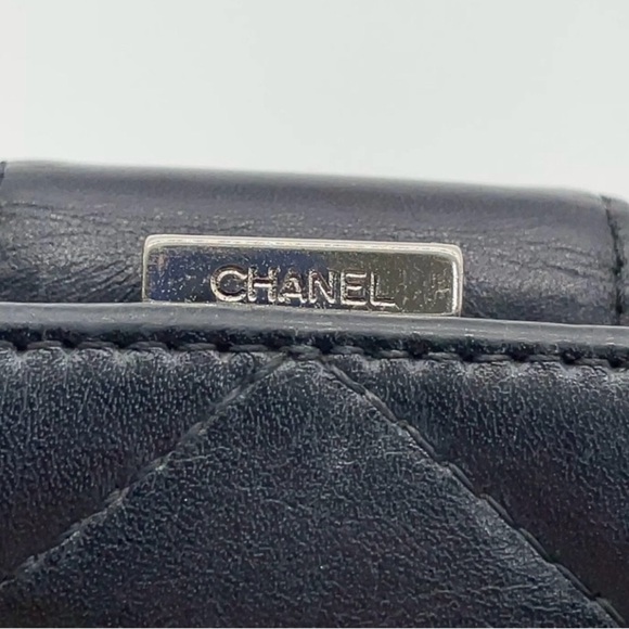 Chanel Quilted Leather Cambon Wallet Black/Yellow - Picture 7 of 15